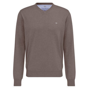 Fynch Hatton Navy V-Neck Sweater